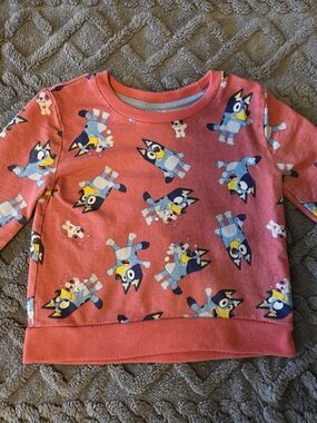 Bluey Coral Kids Long-Sleeve Graphic Sweatshirt, 5T